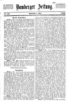 Bamberger Zeitung Mittwoch 4. Mai 1859