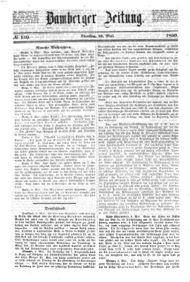 Bamberger Zeitung Dienstag 10. Mai 1859