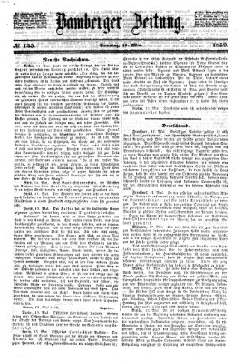 Bamberger Zeitung Sonntag 15. Mai 1859