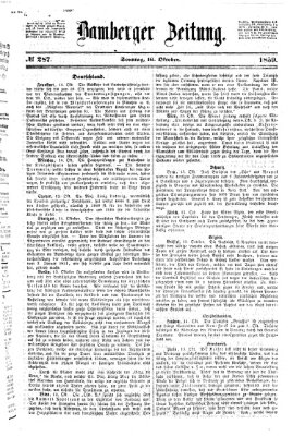 Bamberger Zeitung Sonntag 16. Oktober 1859