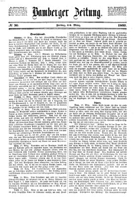 Bamberger Zeitung Freitag 30. März 1860