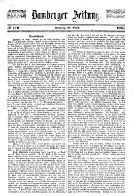 Bamberger Zeitung Sonntag 29. April 1860