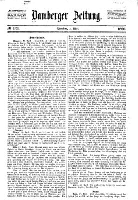 Bamberger Zeitung Dienstag 1. Mai 1860