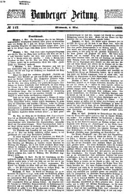 Bamberger Zeitung Mittwoch 2. Mai 1860