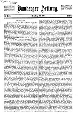 Bamberger Zeitung Dienstag 22. Mai 1860