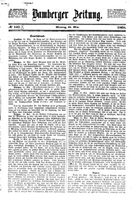 Bamberger Zeitung Montag 28. Mai 1860