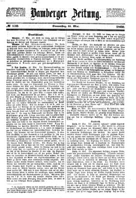 Bamberger Zeitung Donnerstag 31. Mai 1860