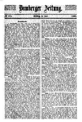 Bamberger Zeitung Dienstag 26. Juni 1860