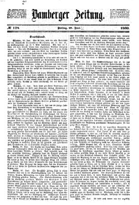 Bamberger Zeitung Freitag 29. Juni 1860