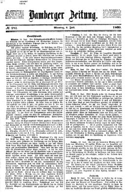 Bamberger Zeitung Montag 2. Juli 1860