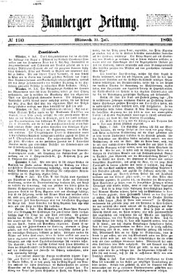 Bamberger Zeitung Mittwoch 11. Juli 1860