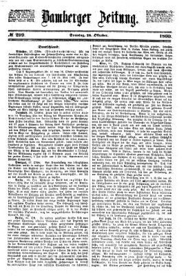 Bamberger Zeitung Sonntag 28. Oktober 1860