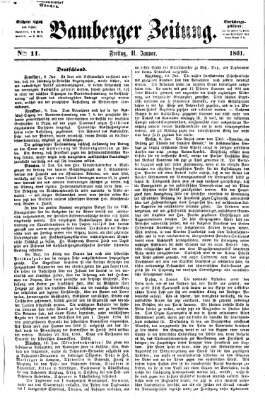 Bamberger Zeitung Freitag 11. Januar 1861