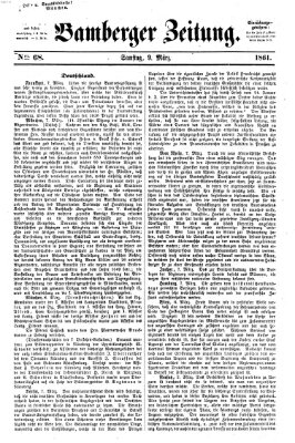 Bamberger Zeitung Samstag 9. März 1861