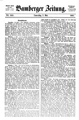 Bamberger Zeitung Donnerstag 2. Mai 1861