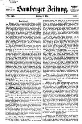 Bamberger Zeitung Freitag 3. Mai 1861