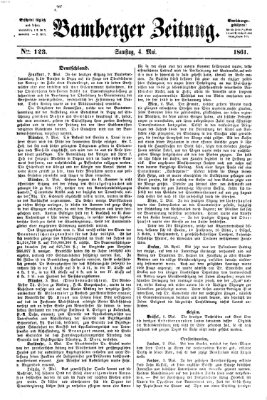 Bamberger Zeitung Samstag 4. Mai 1861