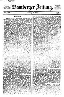 Bamberger Zeitung Freitag 10. Mai 1861