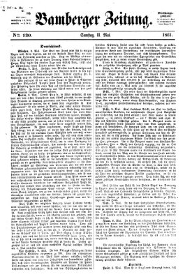 Bamberger Zeitung Samstag 11. Mai 1861