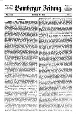 Bamberger Zeitung Mittwoch 15. Mai 1861