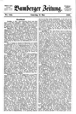 Bamberger Zeitung Donnerstag 16. Mai 1861