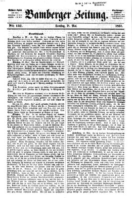 Bamberger Zeitung Samstag 18. Mai 1861