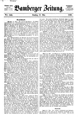 Bamberger Zeitung Samstag 25. Mai 1861