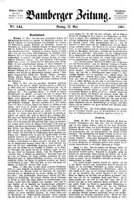 Bamberger Zeitung Montag 27. Mai 1861