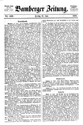 Bamberger Zeitung Freitag 14. Juni 1861