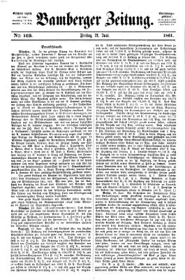 Bamberger Zeitung Freitag 21. Juni 1861