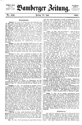 Bamberger Zeitung Freitag 28. Juni 1861