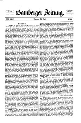 Bamberger Zeitung Montag 29. Juli 1861