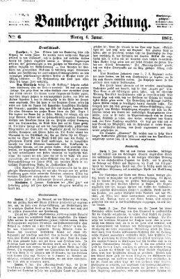 Bamberger Zeitung Montag 6. Januar 1862