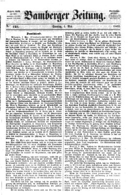 Bamberger Zeitung Sonntag 4. Mai 1862