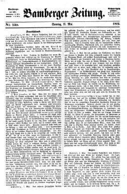 Bamberger Zeitung Sonntag 11. Mai 1862