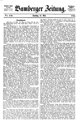 Bamberger Zeitung Samstag 31. Mai 1862