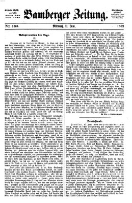 Bamberger Zeitung Mittwoch 11. Juni 1862