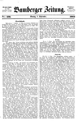 Bamberger Zeitung Montag 8. September 1862