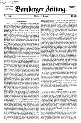 Bamberger Zeitung Montag 9. Februar 1863