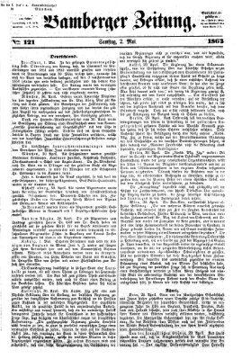 Bamberger Zeitung Samstag 2. Mai 1863