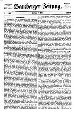 Bamberger Zeitung Freitag 8. Mai 1863