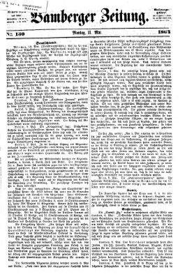 Bamberger Zeitung Montag 11. Mai 1863