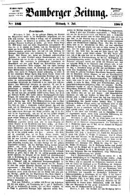 Bamberger Zeitung Mittwoch 8. Juli 1863