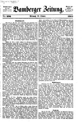 Bamberger Zeitung Mittwoch 28. Oktober 1863