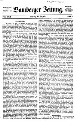 Bamberger Zeitung Montag 14. Dezember 1863