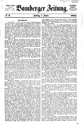 Bamberger Zeitung Samstag 9. Januar 1864