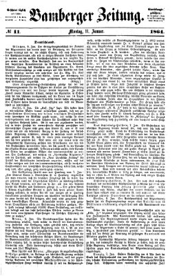 Bamberger Zeitung Montag 11. Januar 1864