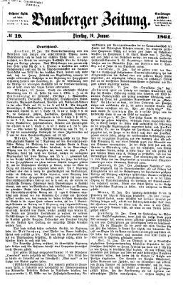 Bamberger Zeitung Dienstag 19. Januar 1864