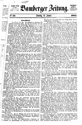 Bamberger Zeitung Samstag 23. Januar 1864