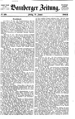 Bamberger Zeitung Freitag 29. Januar 1864